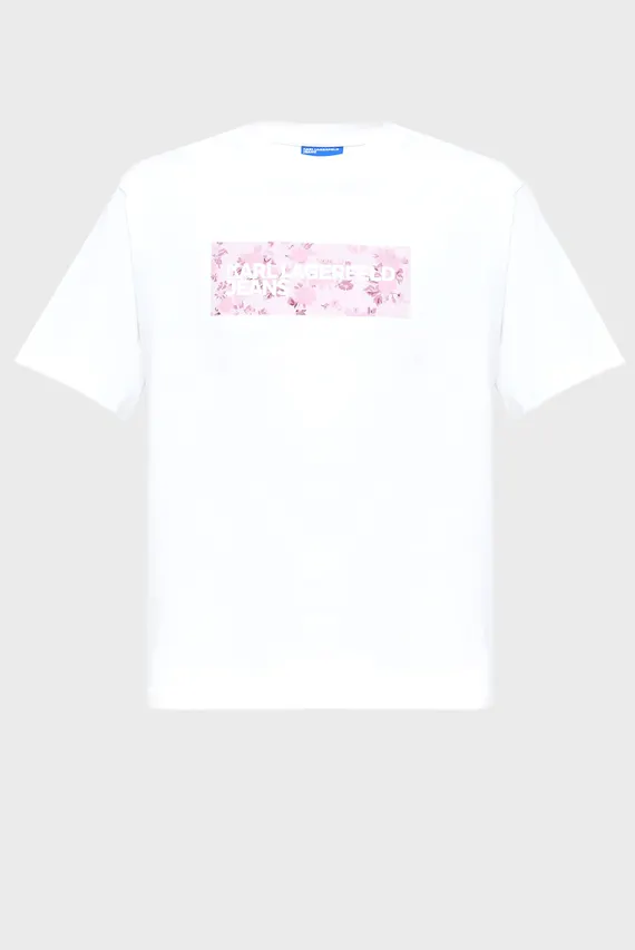 Футболка/KLJ REG FLORAL LOGO TEE Karl Lagerfeld Jeans
