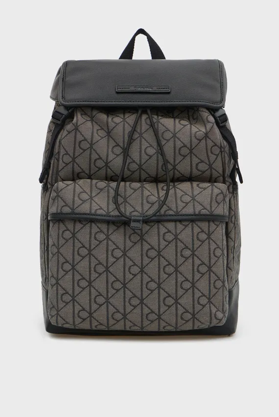 Rucsac/MIXED EMBLEM AOP FLAP BACKPACK Calvin Klein