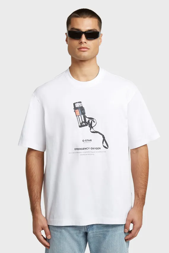Футболка/Archive print boxy r t G-Star RAW