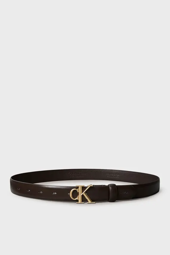 Curea/ROUND CK BUCKLE 30MM BELT SMOOTH Calvin Klein