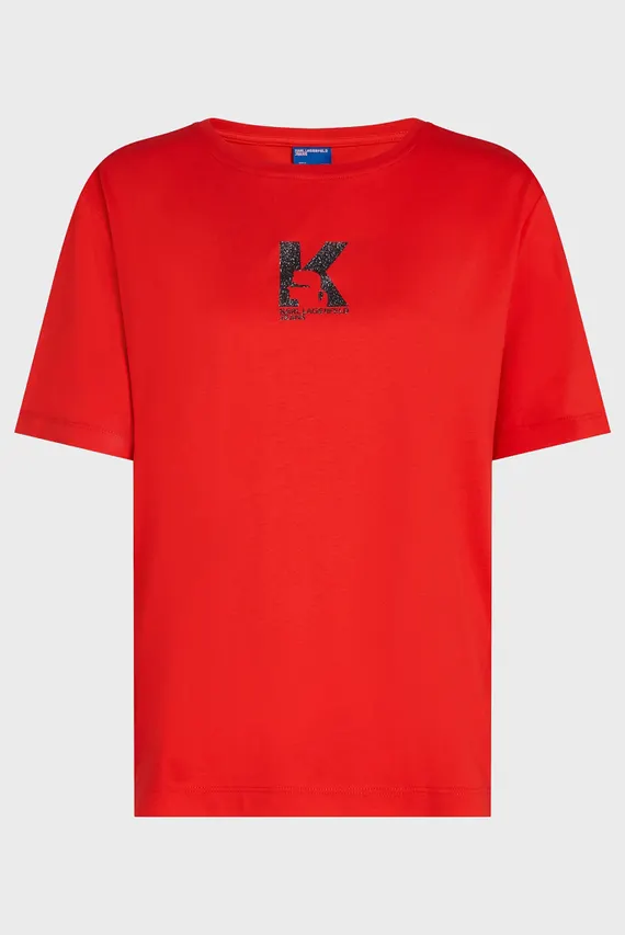Футболка/klj reg k logo tee Karl Lagerfeld Jeans
