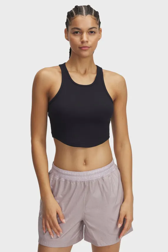 Maiou Negru Pentru femei UA Rival Rib Tank Under Armour