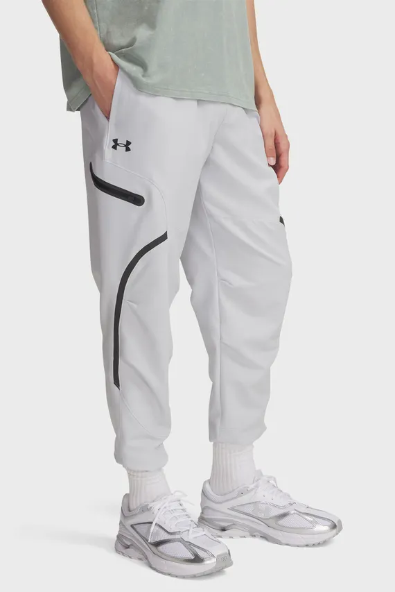 Мужские Серые Штаны спортивные UA Unstoppable Cargo Pant Under Armour