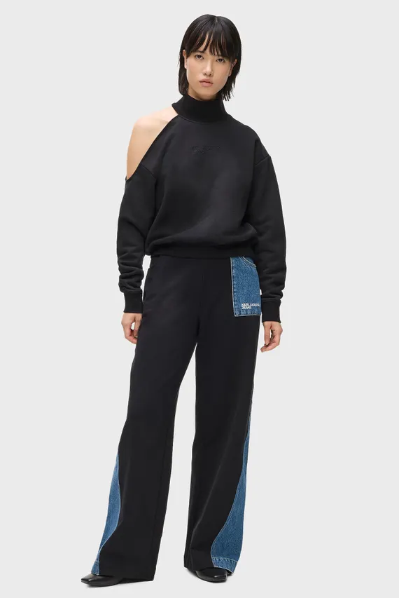 Штаны/KLJ MIXED MATERIAL SWEATPANT Karl Lagerfeld Jeans