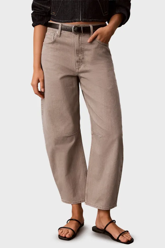 Джинсы/CROPPED BARREL JEAN GREY SAGE Calvin Klein Jeans