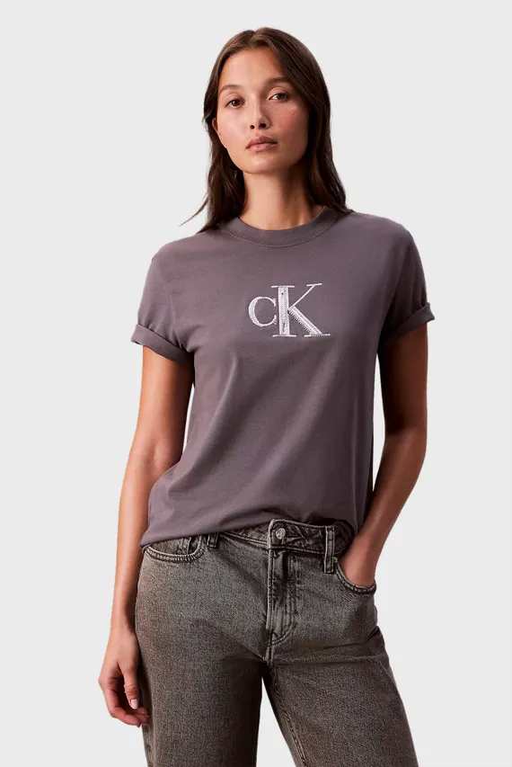 Tricou/SS SEQUIN CK GRAPHIC TEE Calvin Klein Jeans