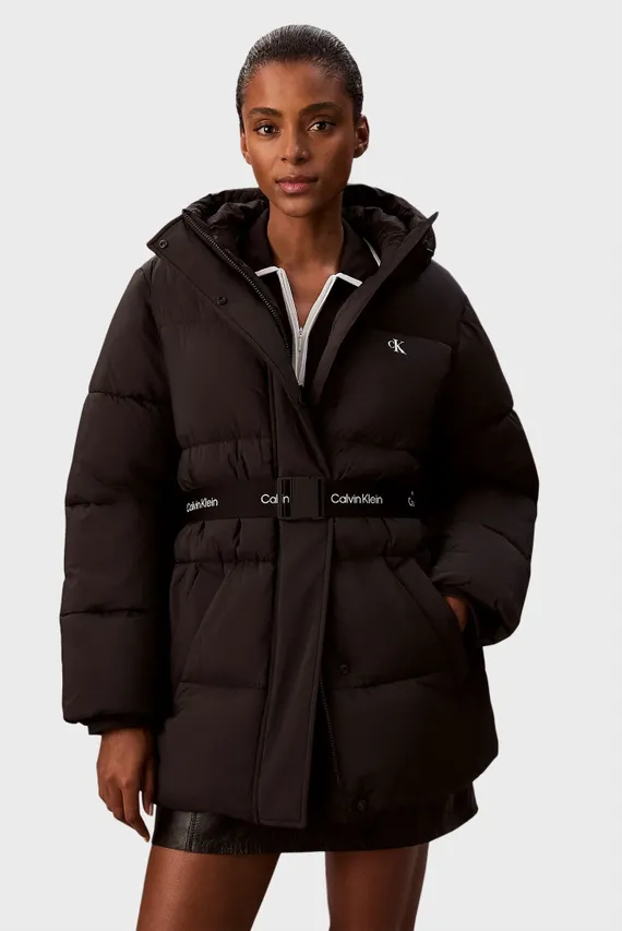 Куртка зимняя/BELTED MIDWEIGHT PUFFER Calvin Klein Jeans