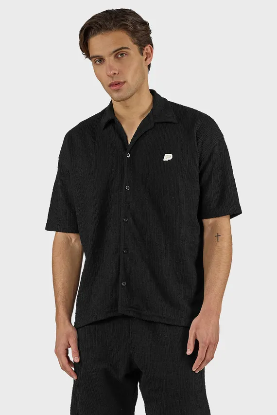 Cămașă cu mâneci scurte/Libco Structured Knit Shirt Pegador