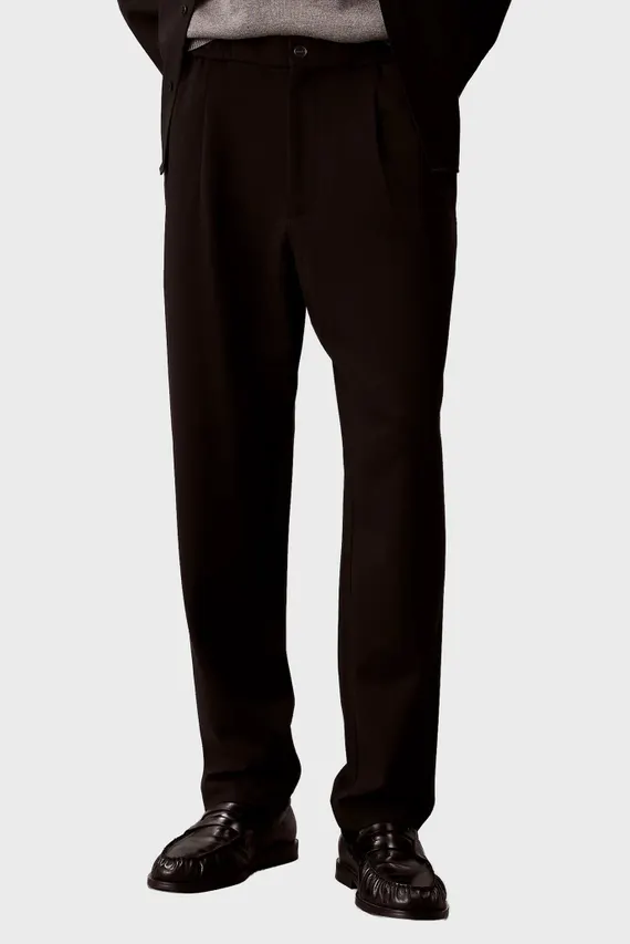 Pantaloni/TAPERED TECH KNIT PLEATED PANT Calvin Klein