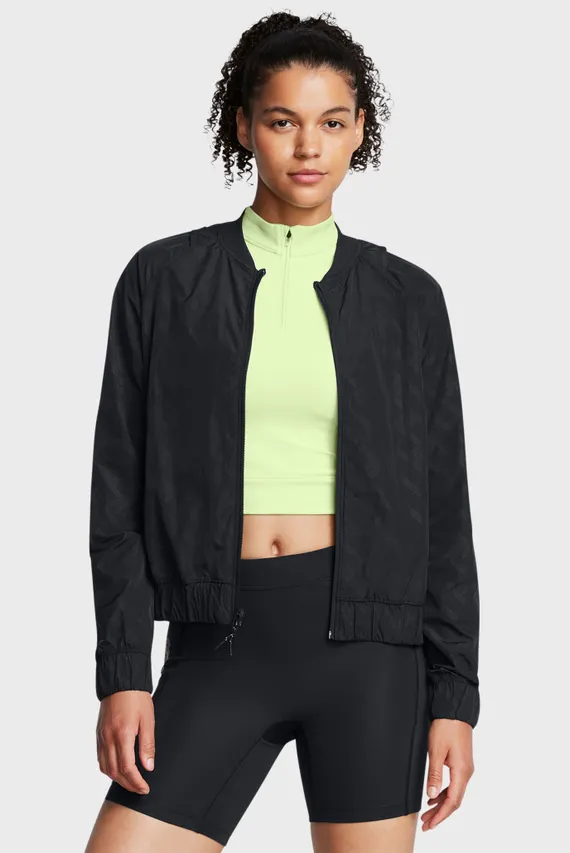 Женская Черная Куртка UA Run Anywhere Jacket Under Armour