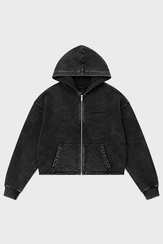 Худи/klj washed zip through hoodie Karl Lagerfeld Jeans