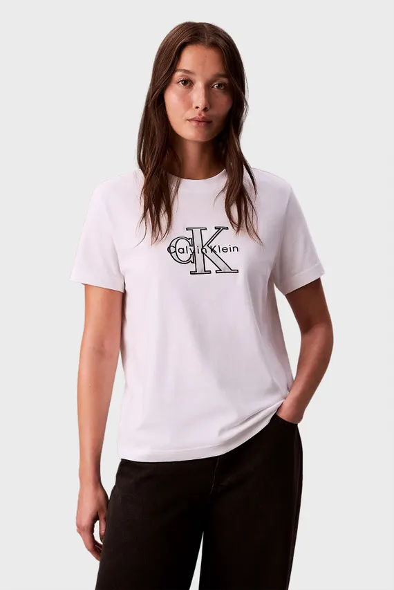 Футболка/SS CLASSIC MONOLOGO METALLIC CNE Calvin Klein Jeans