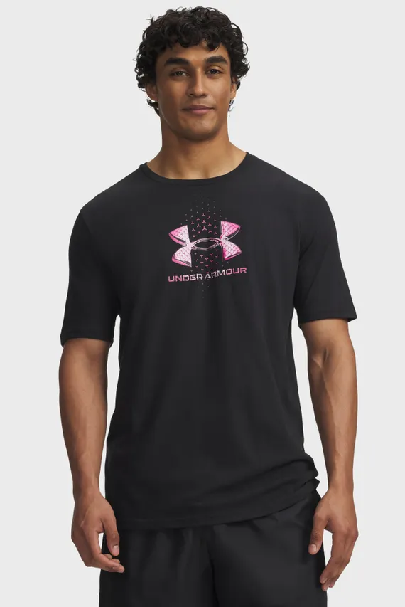 Мужская Черная Футболка M's Challenger Graphic Tee Under Armour