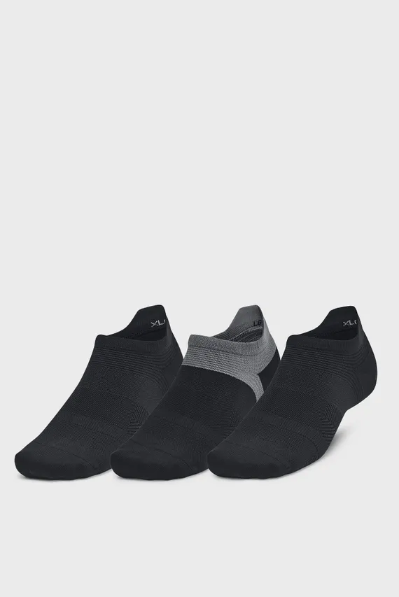 Черные Носки UA AD Run Lite 3pk NS Under Armour