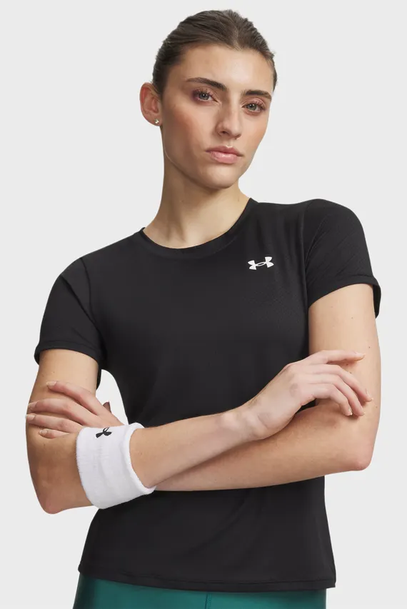 Женская Черная Футболка Tech Mesh SS Under Armour