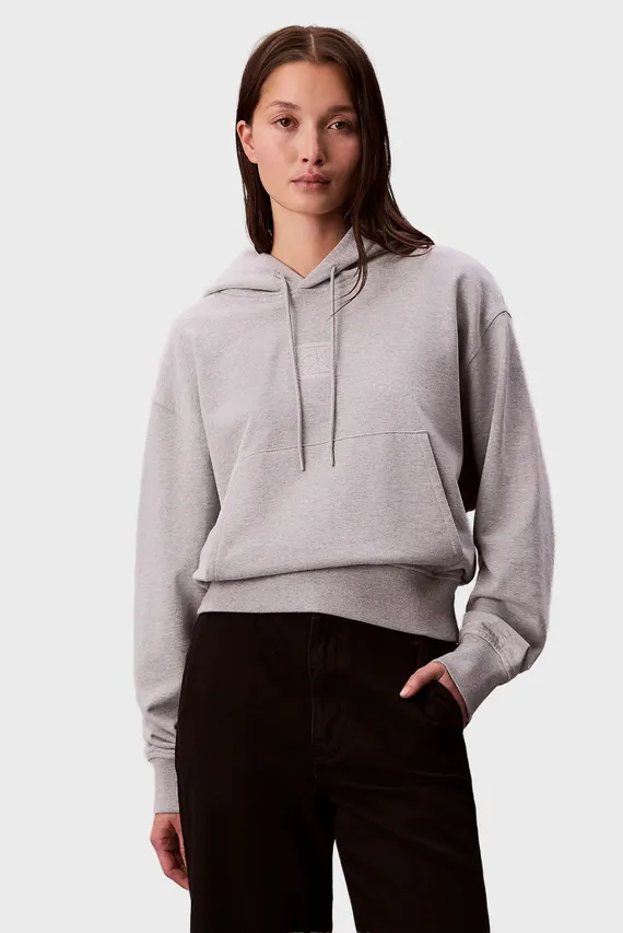 Худи/LS PREMIUM TERRY EMBLEM LOGO HOO Calvin Klein