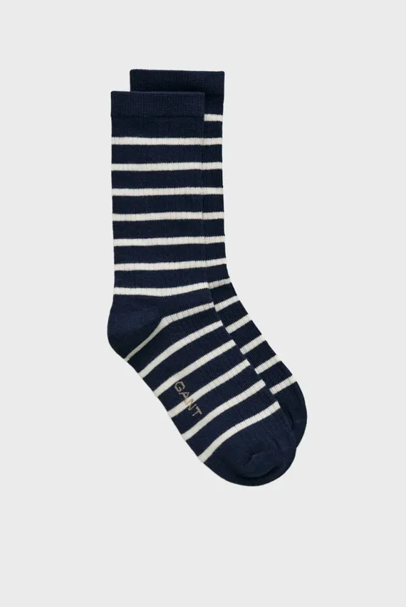 Șosete/BRETON STRIPED RIB SOCKS Gant