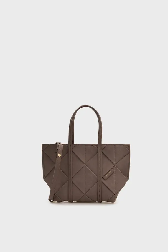 Сумка/WOVEN SUEDED MINI TOTE CROSSBODY Calvin Klein