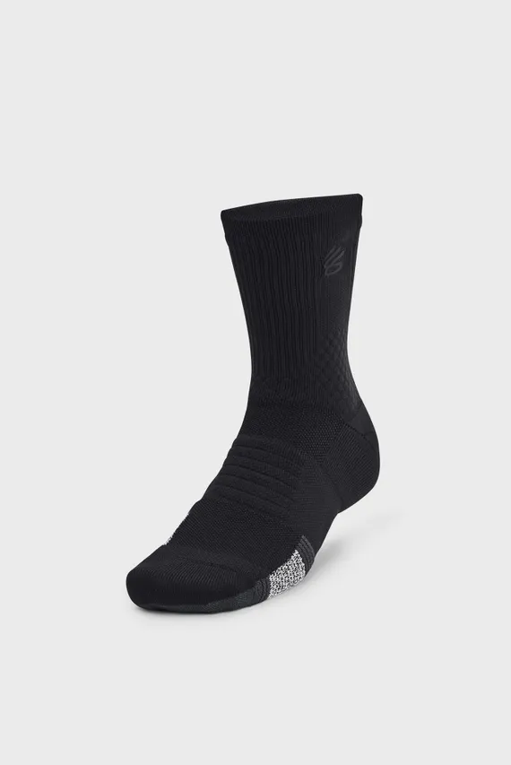 Черные Носки Curry UA AD Playmaker 1p Mid Under Armour