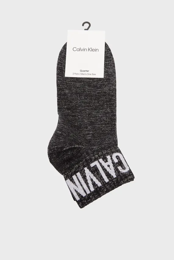 Șosete/CKJ MEN QUARTER 2P RIBBON LOGO Calvin Klein