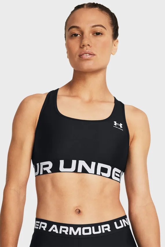 Top Negru Pentru femei UA HG Authentics Mid Branded Under Armour