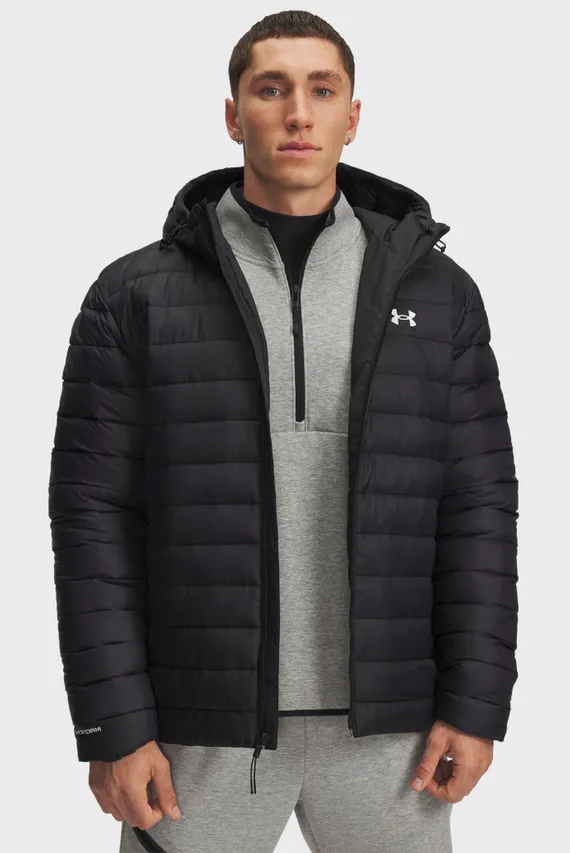 Мужская Черная Куртка демисезонная UA Sportswear Ins Jkt Under Armour