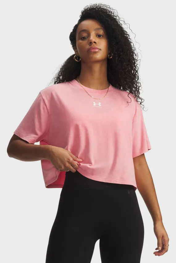 Tricou/UA Rival Boxy Tee Wash Under Armour