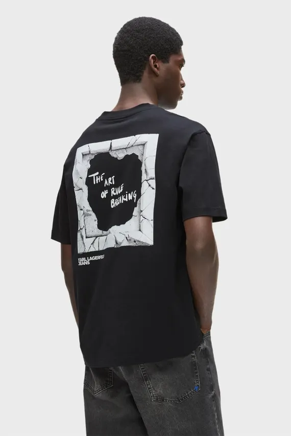 Tricou/KLJ RELAX SS FRAME TEE Karl Lagerfeld Jeans