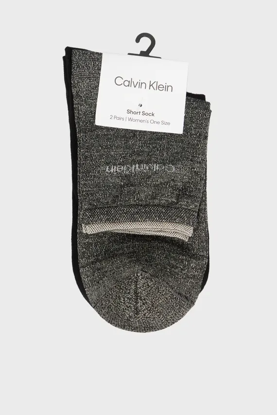 Носки/CK WOMEN SHORT SOCK 2P SHINY M Calvin Klein