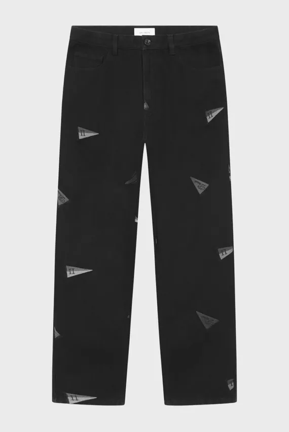 Джинсы/Ryder Tonal Flag Jeans Les Deux