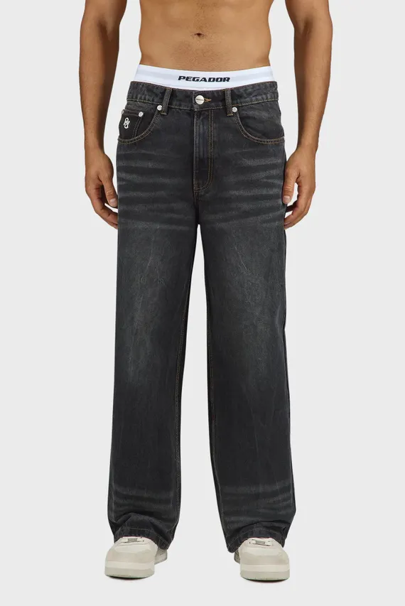 Blugi/Axas Loose Jeans Pegador