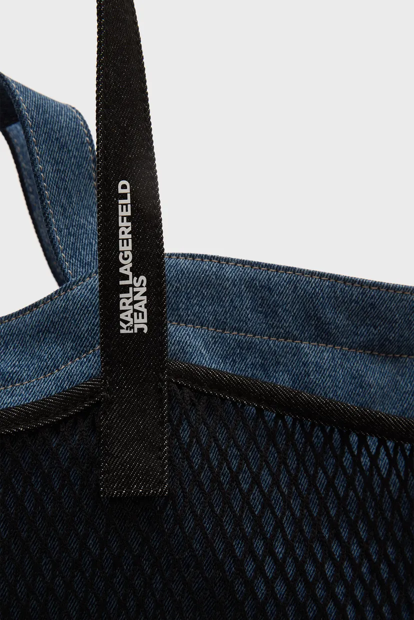 Sac/KLJ DOUBLE MESH DENIM SHOPPER 5