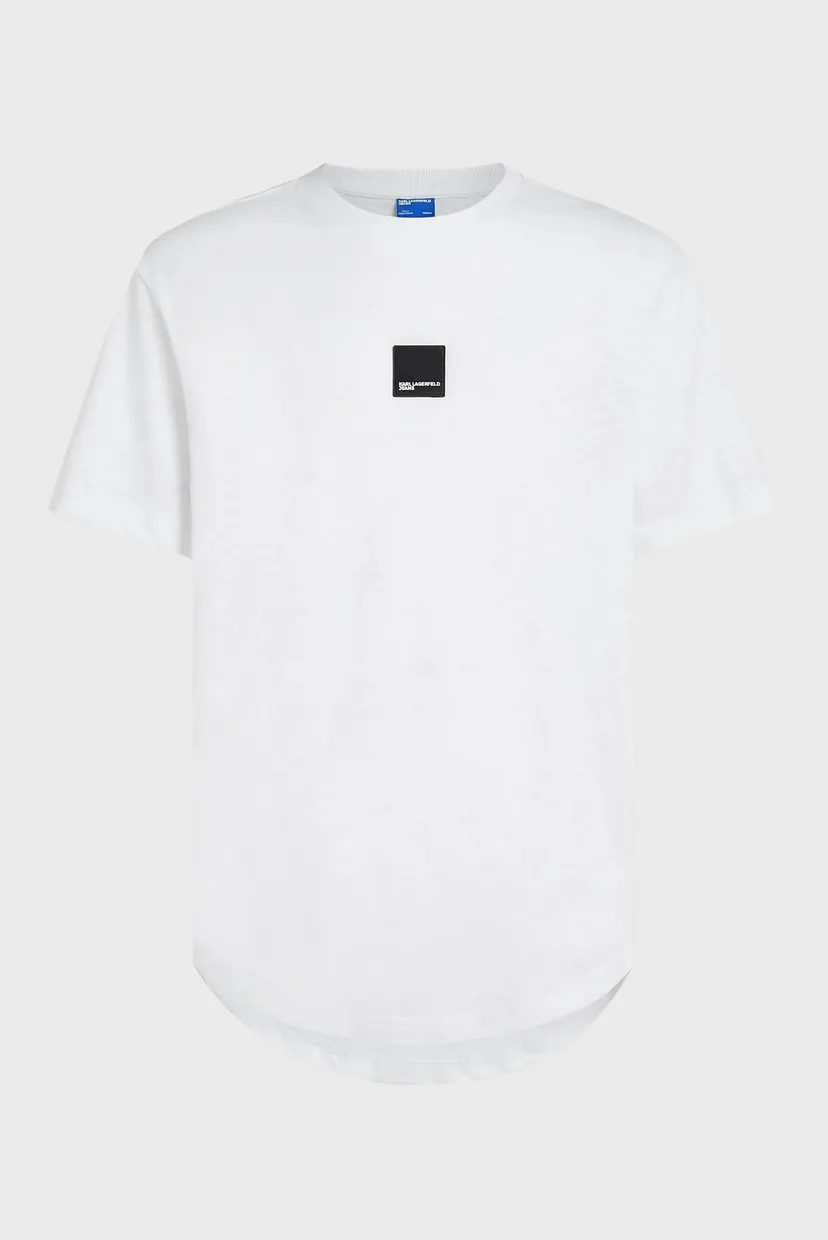 Tricou/KLJ REG CURVED HEM SLUB TEE 5