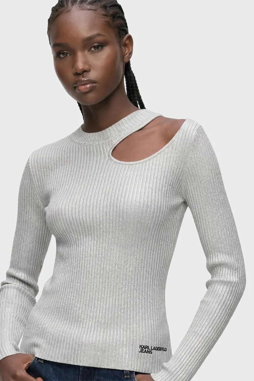 Pulover/klj coated knit sweater 4