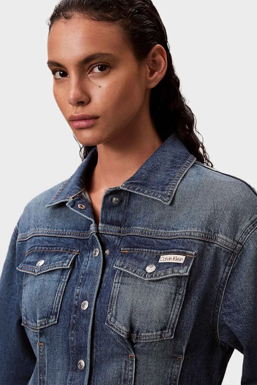 Rochie/LS DENIM MINI DRESS COLD SPRINGS 4
