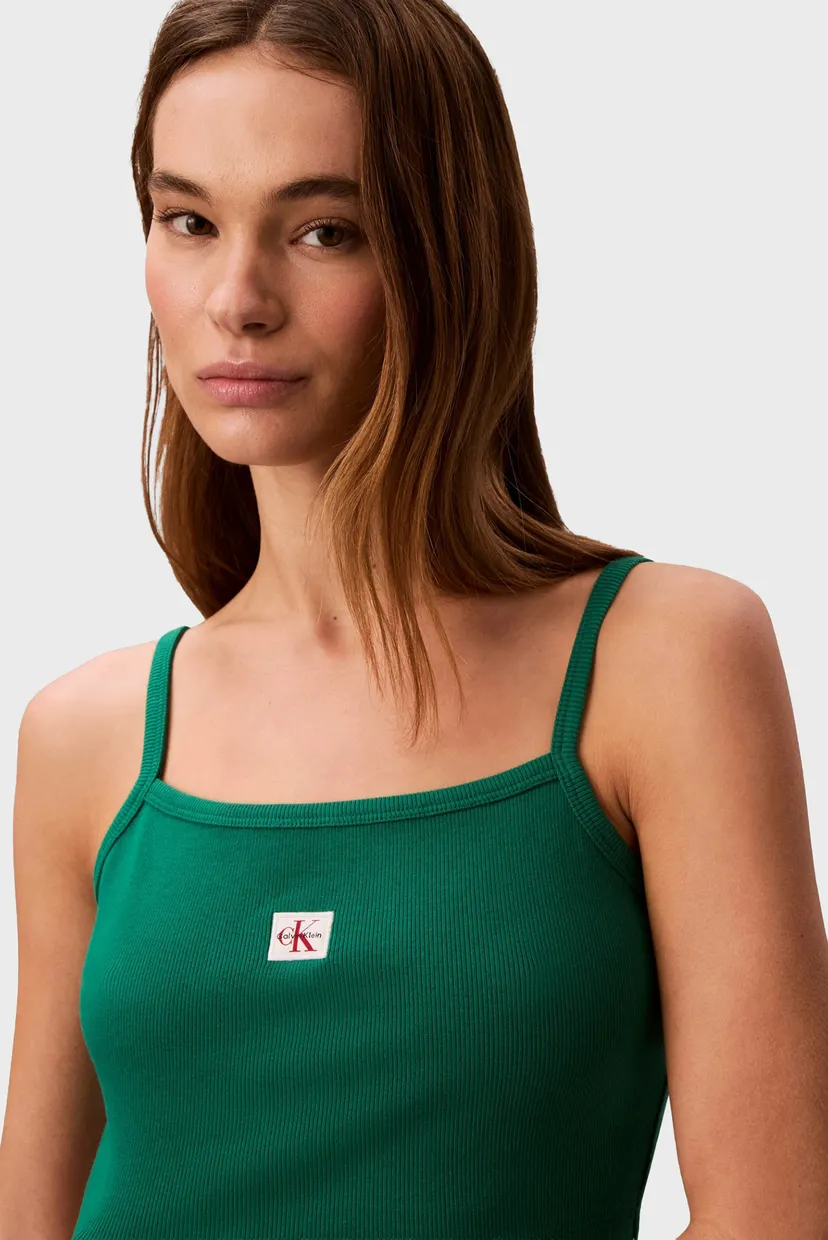 Top/WOVEN LABEL 2X2 BABY RIB CROPPED 5