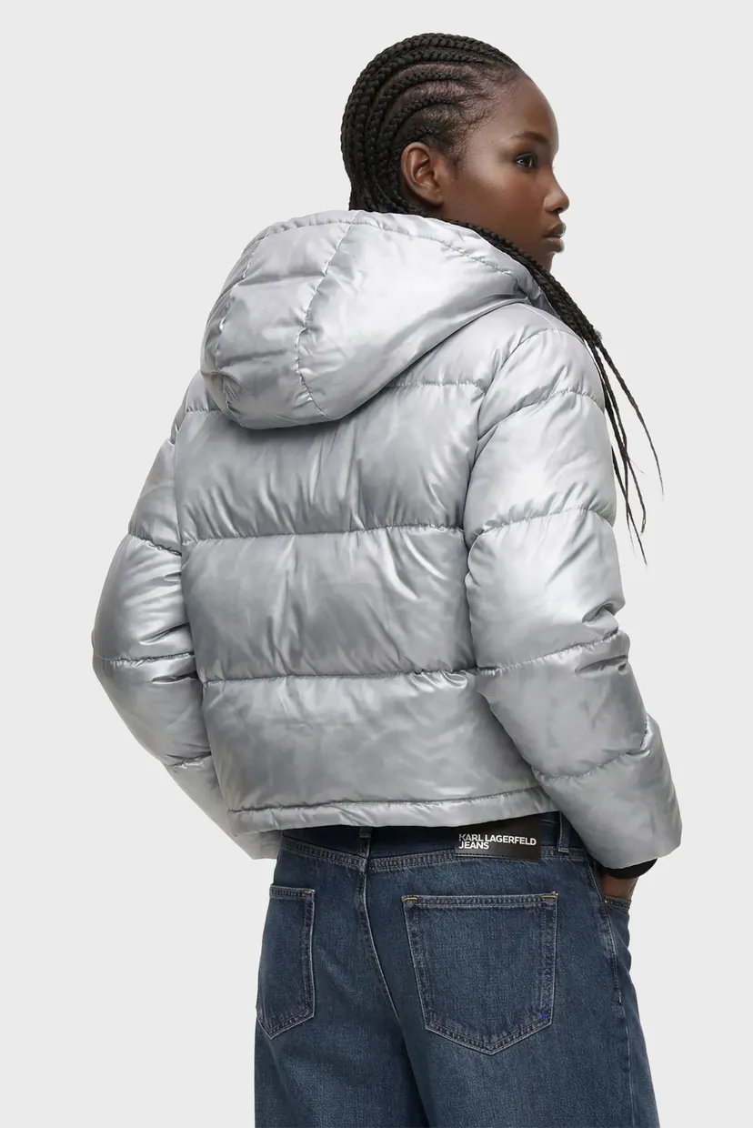 Palton de iarnă/klj cropped shiny puffer 3