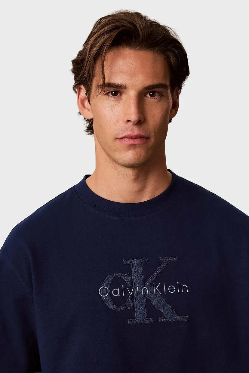 Tricou/SS RLXD 16S DENIM WSHD MONOLOGO 4