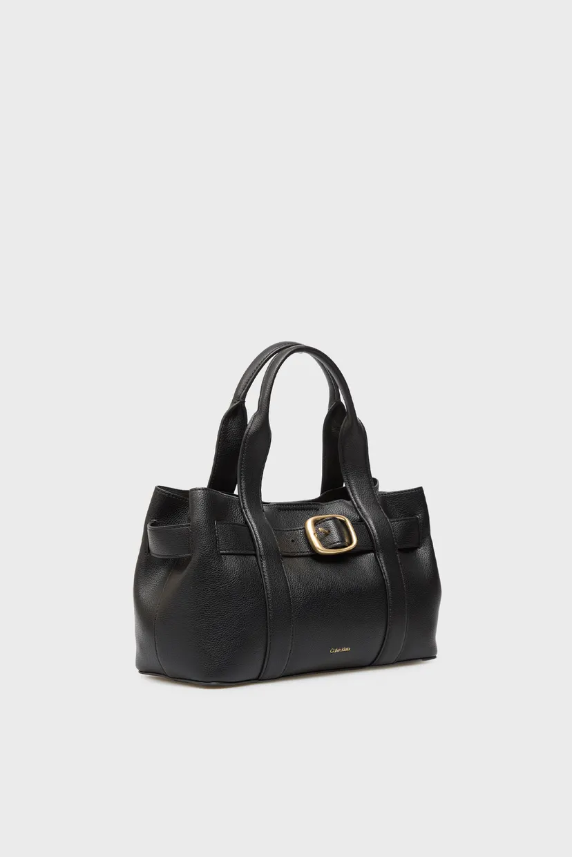 Сумка/BUCKLE MINI TOTE WITH STRAP 3