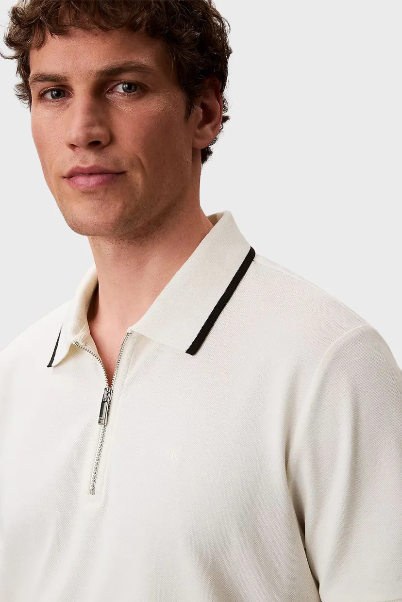 Polo/SS TIPPED ZIP PIQUE POLO 5