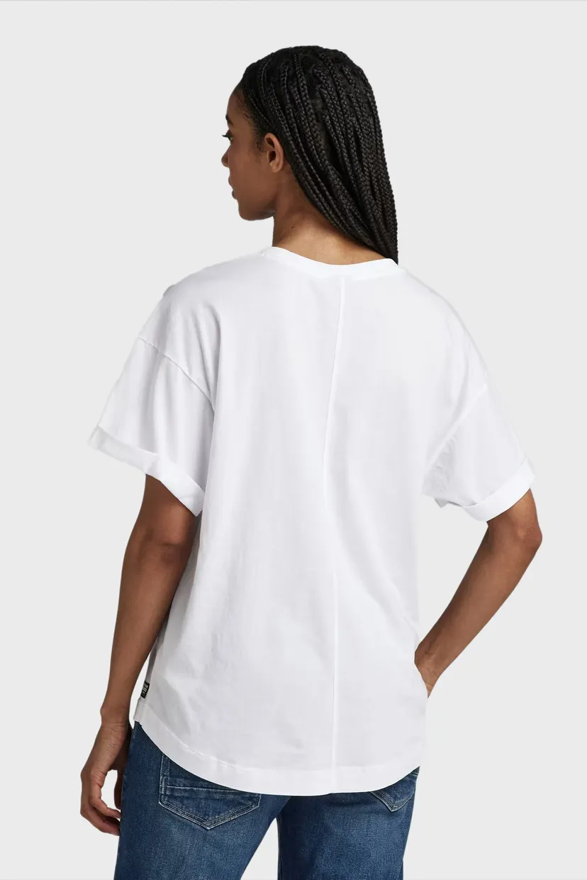 Tricou/Rolled up sl BF r t wmn 3