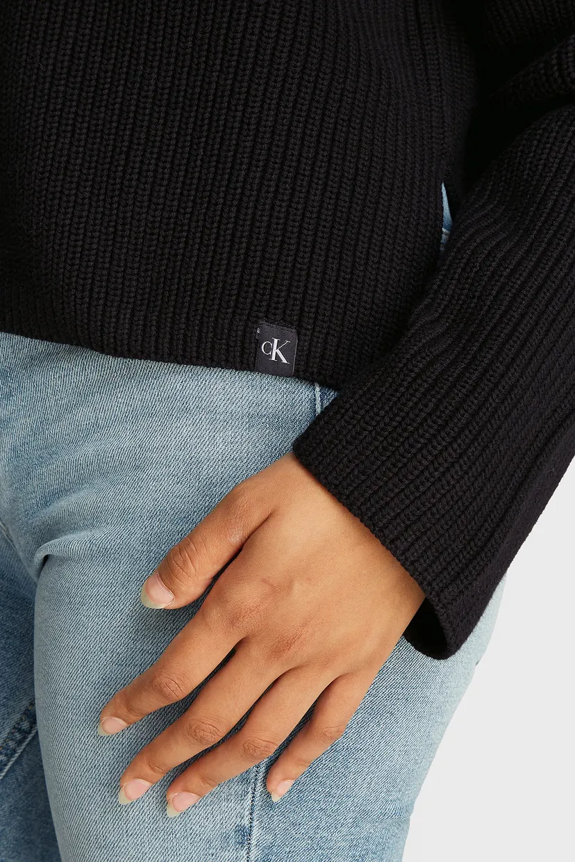 Golf/CHUNKY LOOSE HIGH NECK SWEATER 4