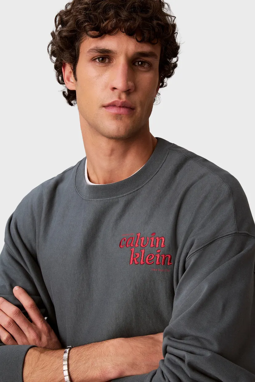 Hanorac/LS PREMIUM TERRY GRPH CREWNECK 4