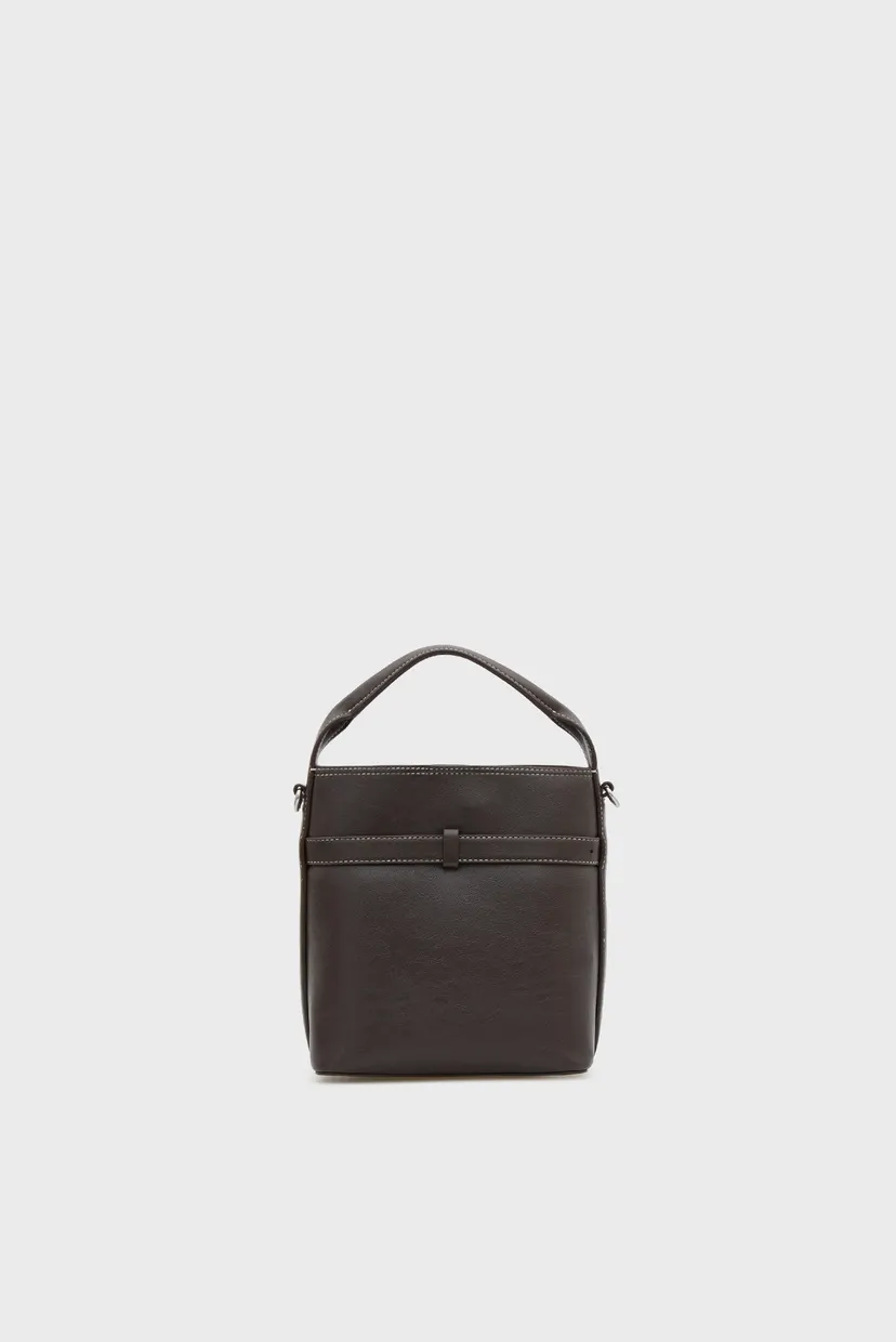 Сумка/BUCKLE MINI BUCKET CROSSBODY 4