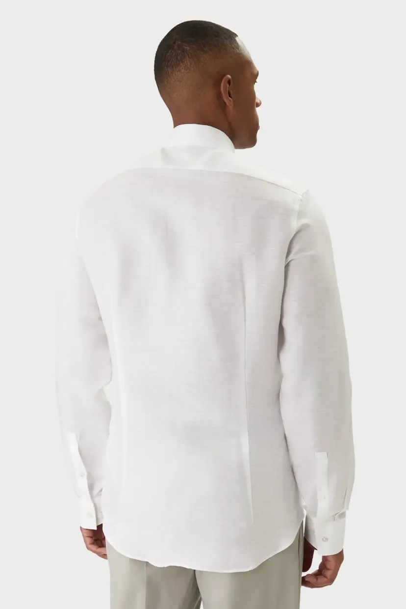 Cămaşă/SLIM REF LINEN BLD SLD 3