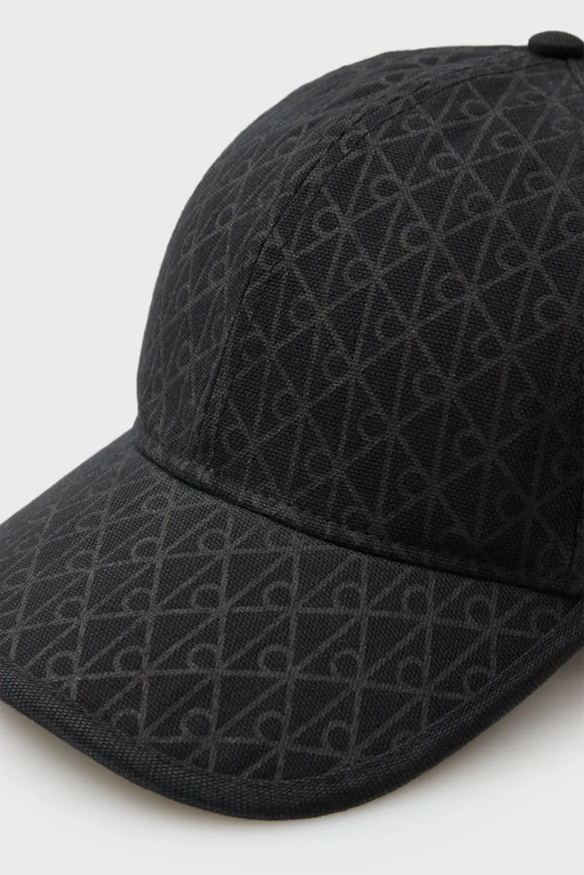Capac/EMBLEM PRINT w LEATHER PATCH CAP 4