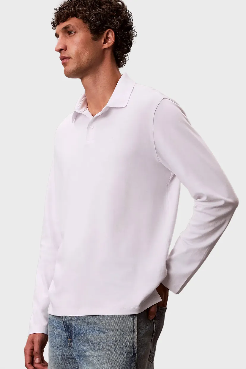 Tricou polo cu maneca lunga/LS SUPIMA COTTON SOLID POLO 3
