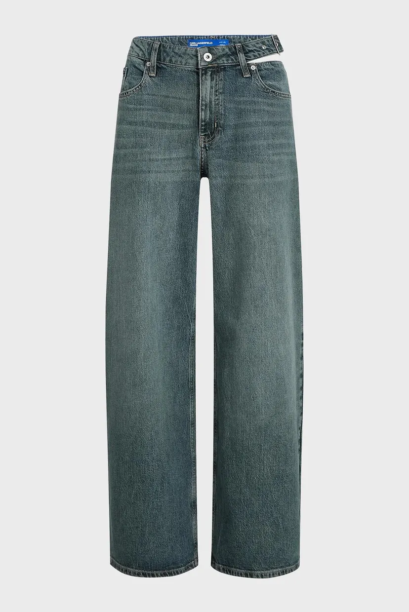 Blugi/klj lr wide leg buckle denim 5