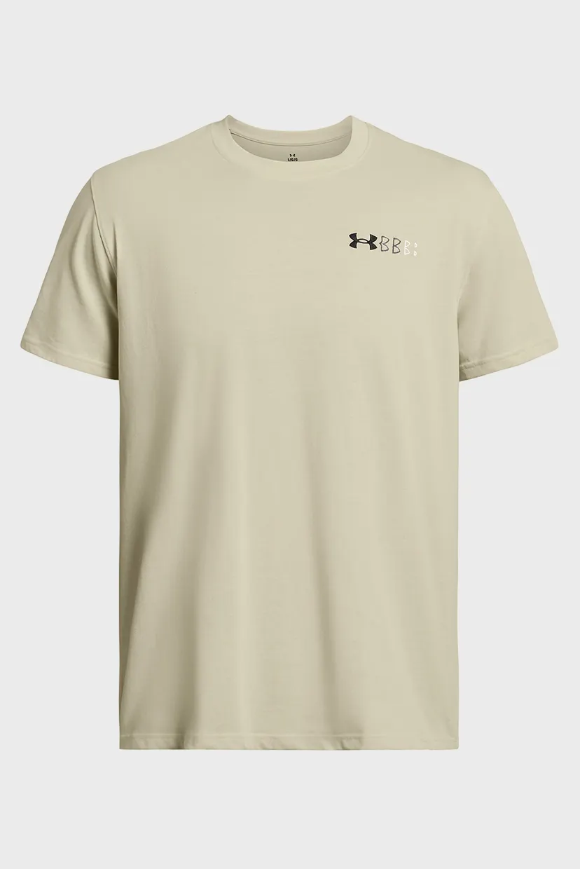 Футболка/UA HW LC LOGO REPEAT SS 3