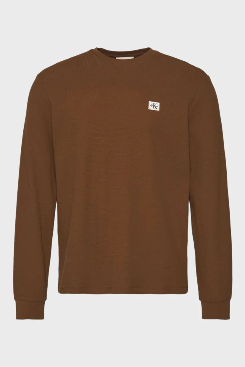 Лонгслив/LS WAFFLE BADGE CREWNK TEE 6